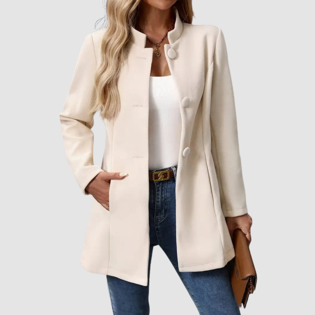 Modique™ - Elegant & Timeless Coat with Stand-Up Collar