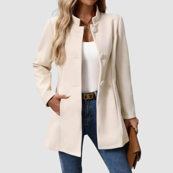 Modique™ - Elegant & Timeless Coat with Stand-Up Collar