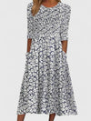 Violethia | Elegant Midi Dress