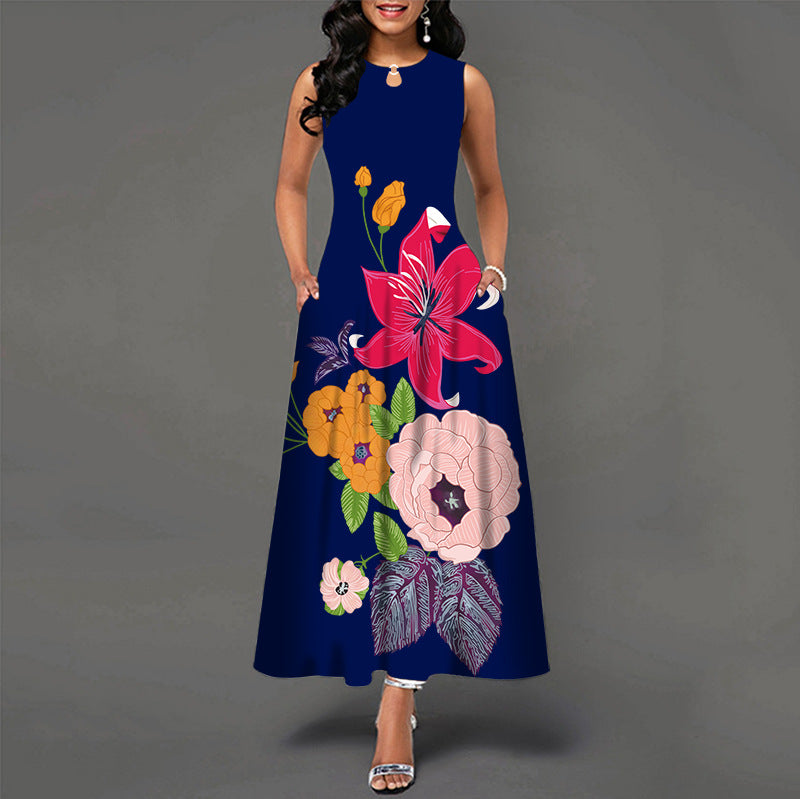 Bianca™ - Casual Sleeveless Dress with Flared Skirt