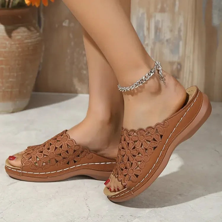 Ella™ - Elegant Floral Comfort Sandals