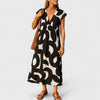 Valery™ | Flowing V-Neck Dress