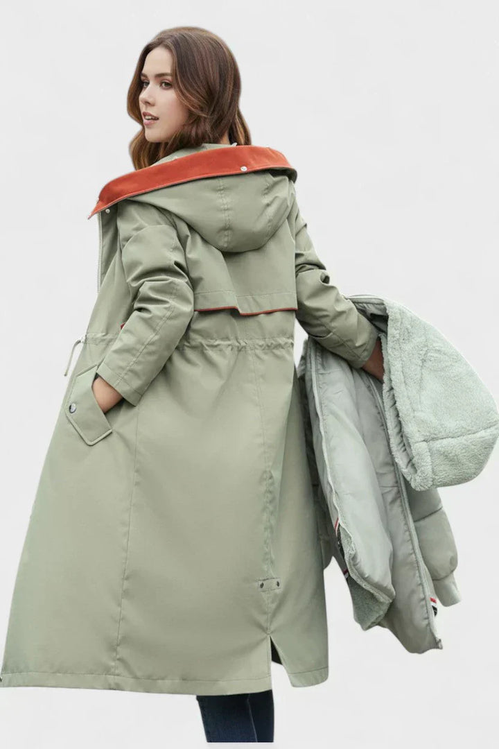Frostra™ – Autumn Jacket with Hood and Soft Collar