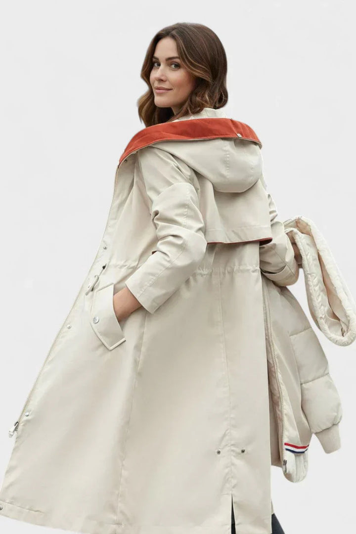 Frostra™ – Autumn Jacket with Hood and Soft Collar