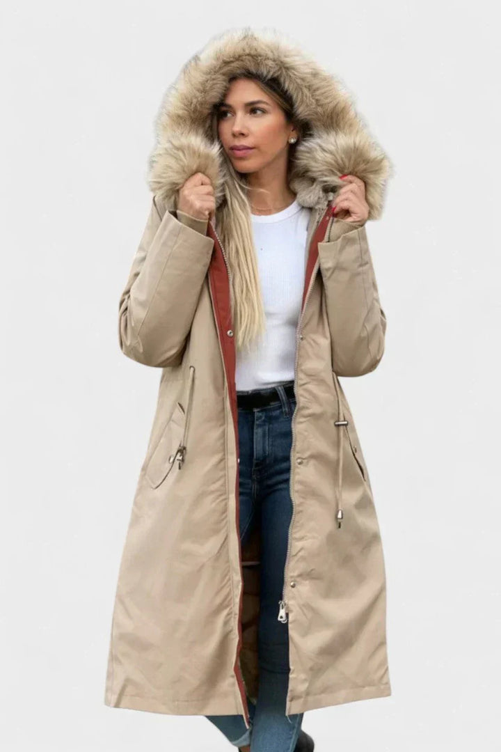 Frostra™ – Autumn Jacket with Hood and Soft Collar